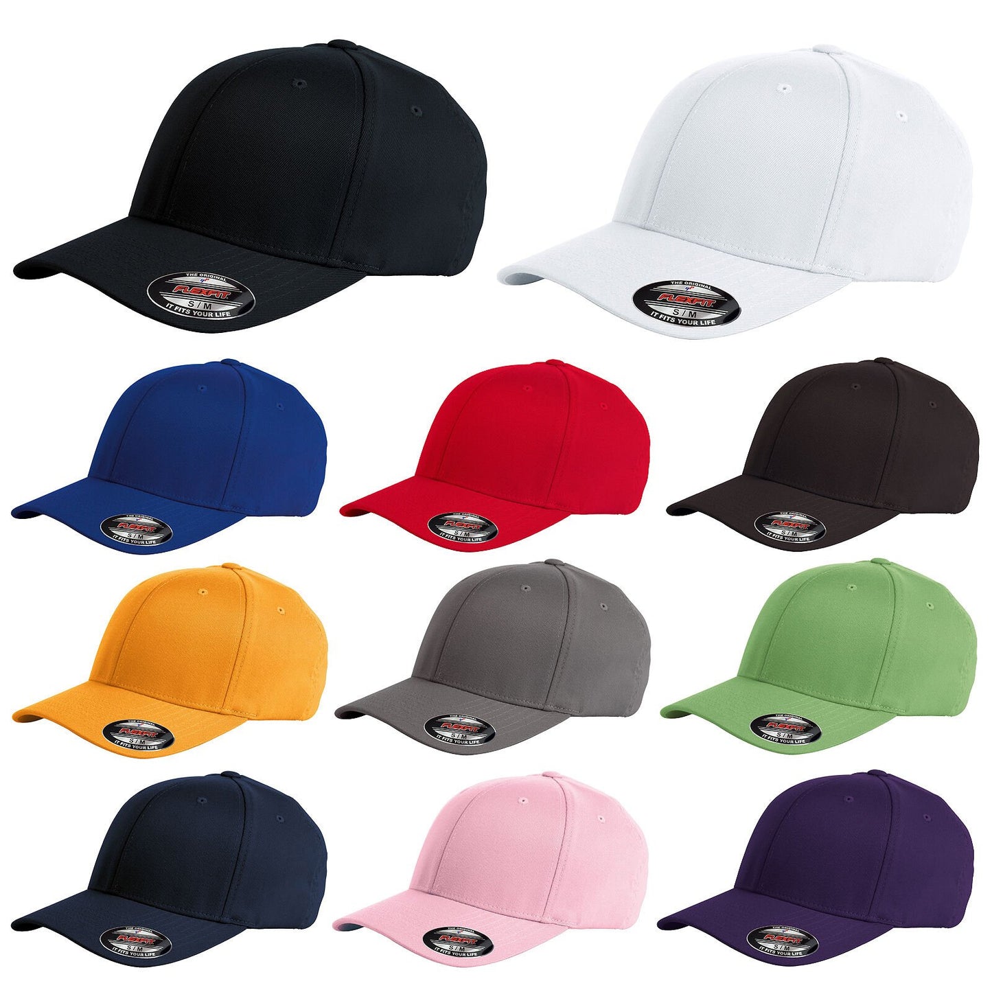 New Ordinary FLEXFITs Cap Suit Classic Baseball Cap FLEXIFITs Cap Classic Adjustable Baseball Bouncing Cap Men's And Women's Cap