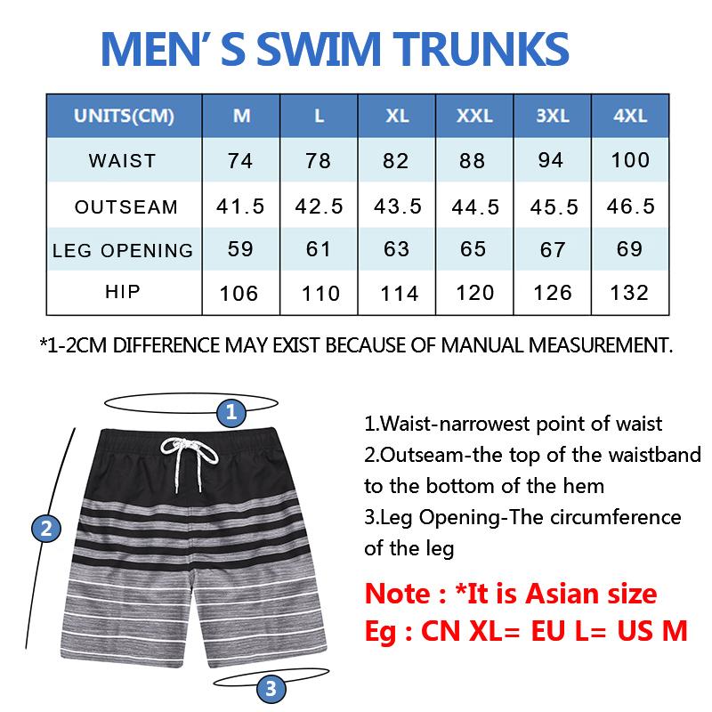 High Quality Custom 4-way Stretch Sublimation Printed Beach Shorts With Zipper Pocket Women's Men's Swimming Trunks