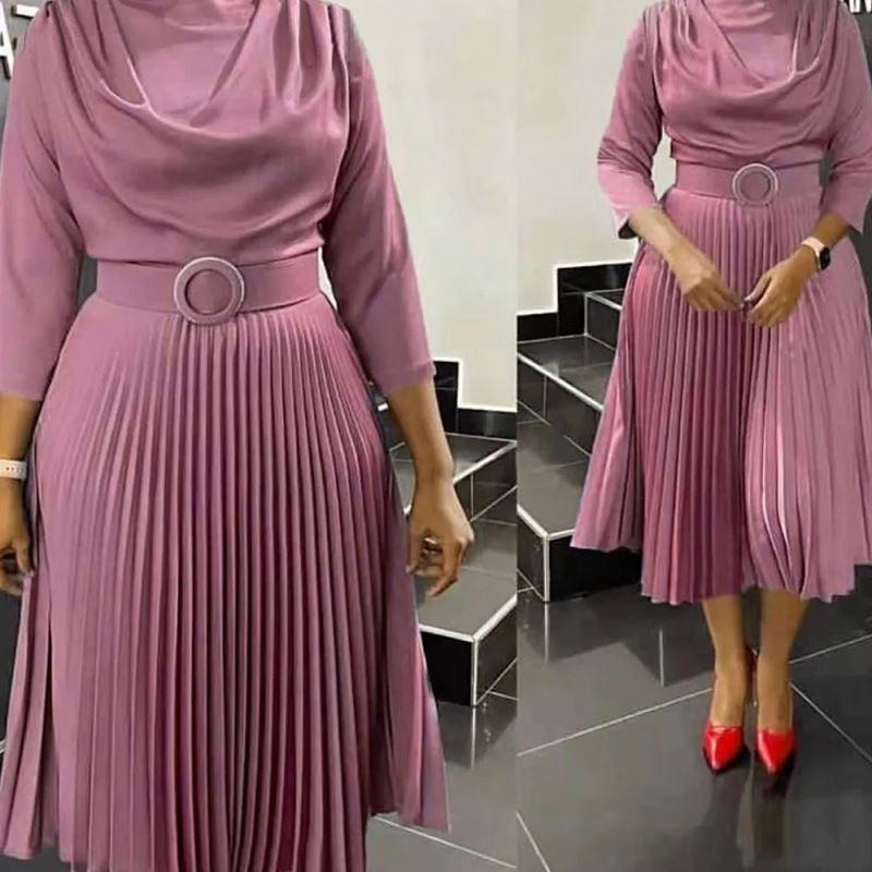 2023 Elegant African Women Clothing Spring Summer African Clothing Office Women Party Slim Fit Dress Dashiki Ankara Costume Nightgown