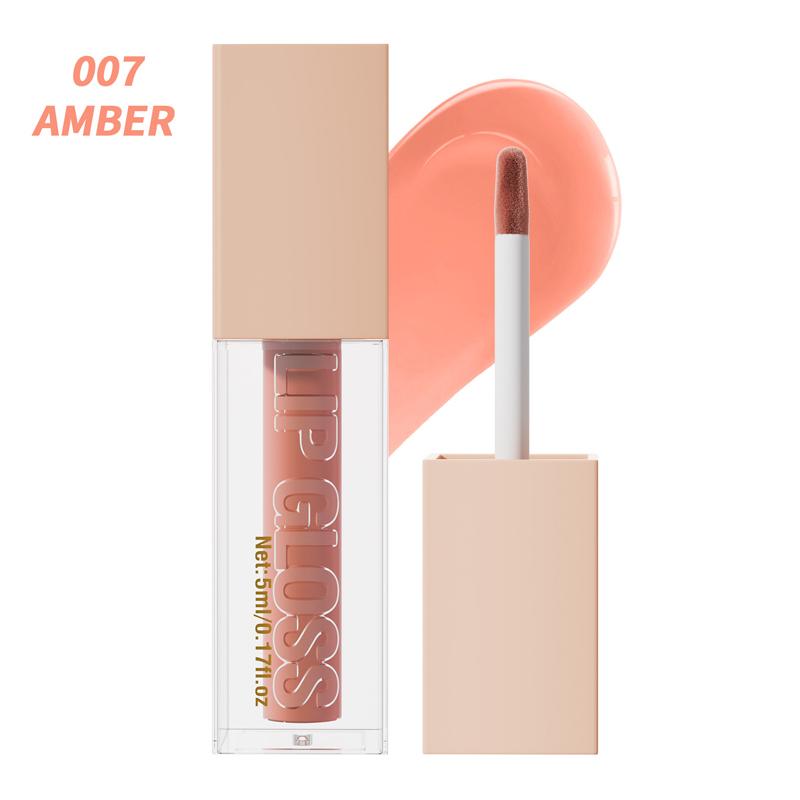 Manufacturer Luxury Cosmetic Gloss Transparent Lip Glaze Wholesale Bulk Glitter Lip Gloss
