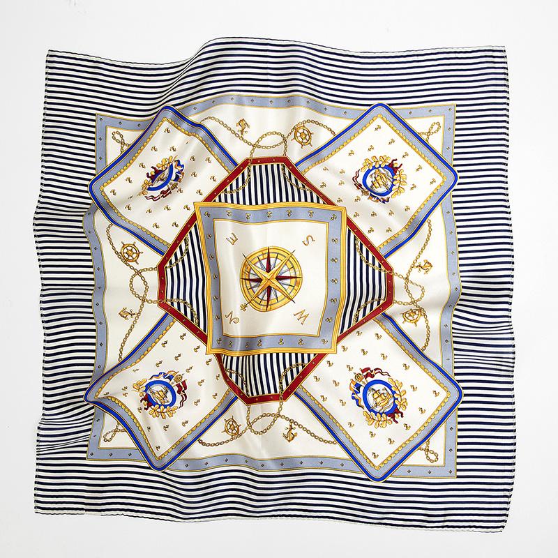 100% 丝巾印花服务设计师foulard socie女士方形定制丝巾带标志100% silk scarf printing service designer fould socie ladies square custom silk scarf with logo