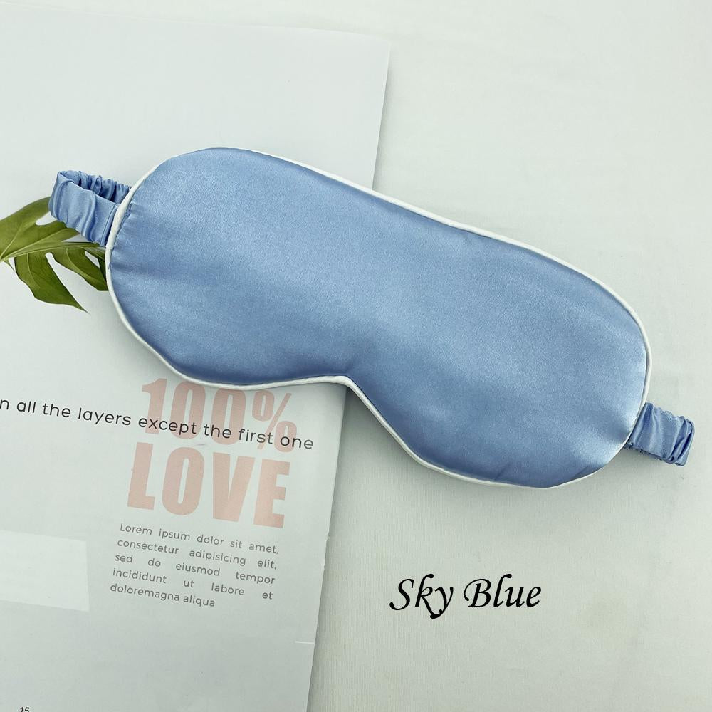 High Quality Smooth Soft Silk Satin Sleep Eye Mask 35 Color Wholesale Ready To Ship Sleep Eye Mask Accessories