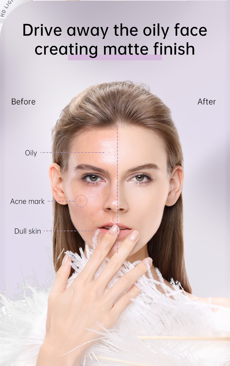 Private Label Vegetarian Oil Control Cosmetic Powder Matte Gloss Pink Waterproof White Translucent Cosmetic Loose Shaping Powder