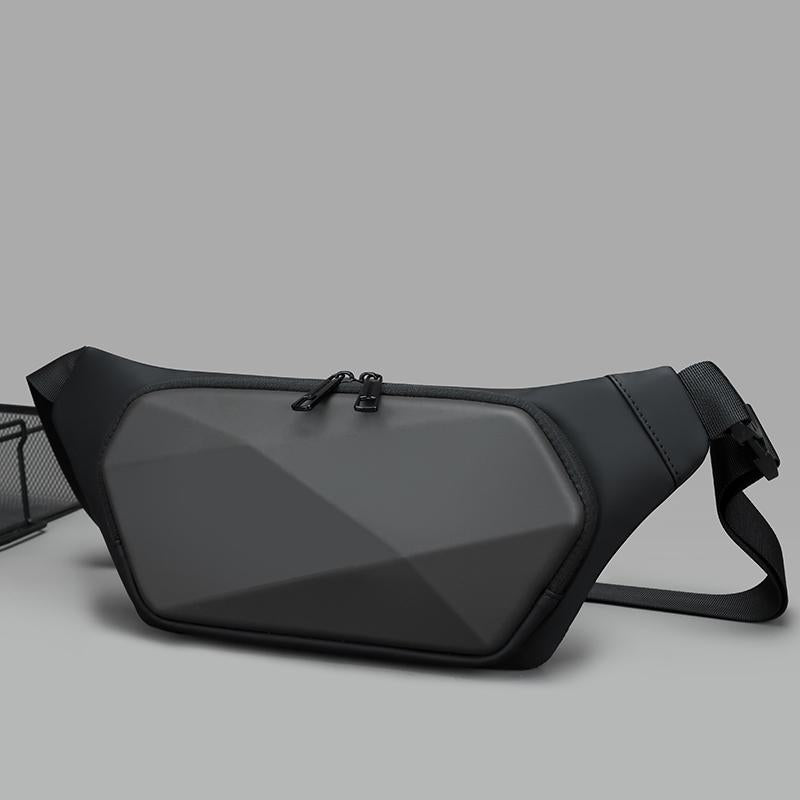 Waterproof Wholesale Men's Chest Bag Anti-theft Sling Bag Travel Nylon Messenger Bag Men's Hard Shell