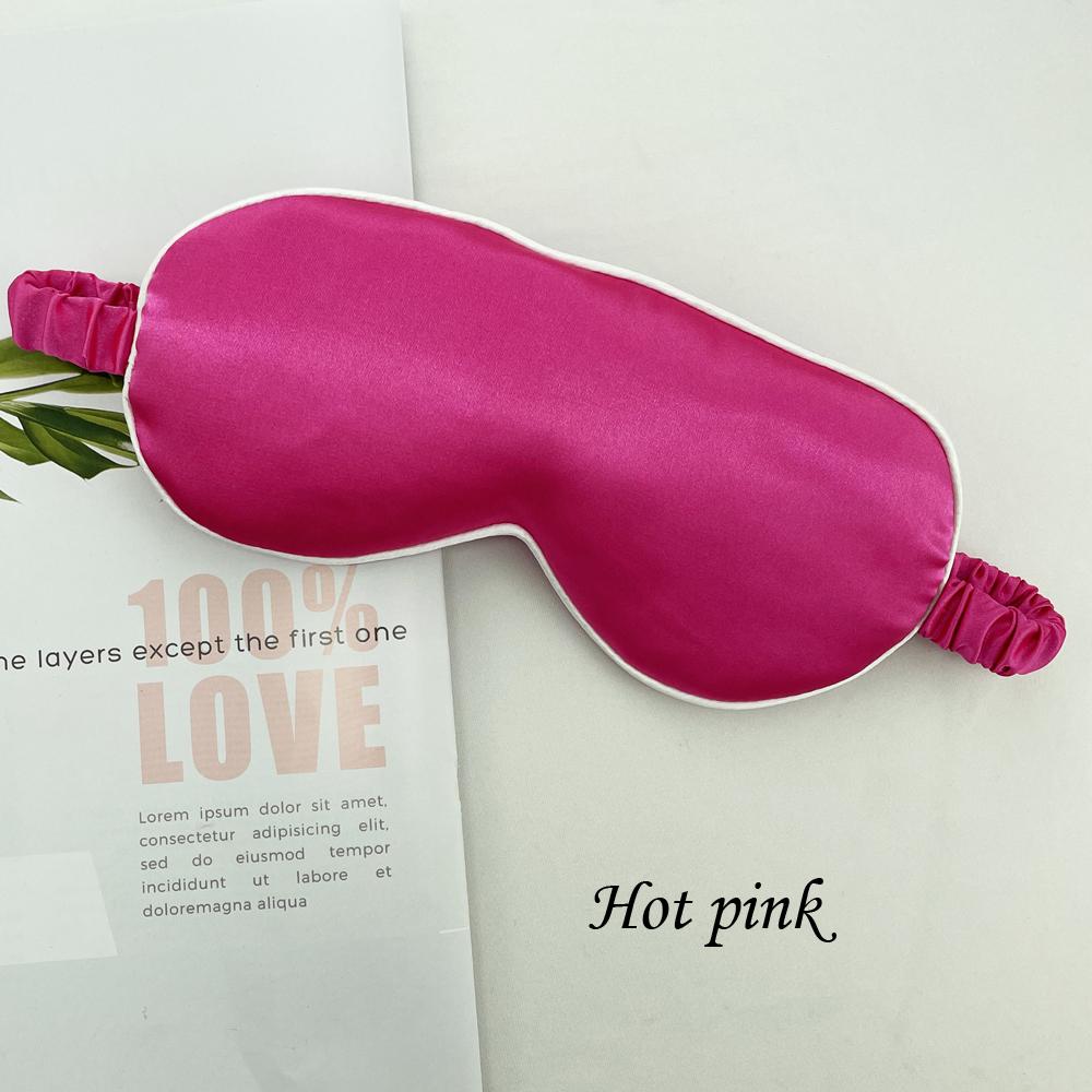 Ready To Ship Smooth And Soft Silk Satin Sleep Eye Mask 35 Color In Stock Wholesale Generation Eye Mask And Accessories