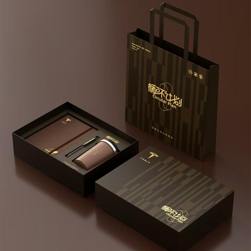 Eco-friendly Coffee Grounds Luxury Diary Cardboard Cork Luxury Paper Set Diary Pu Leather Set Diary Gift