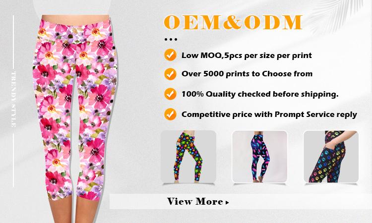 2023 Factory Custom Wholesale Fashion Plus Size Butter Soft Milk Silk Leggings For Women