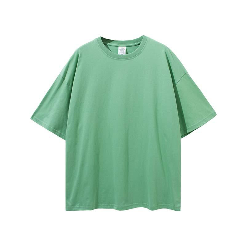 Custom Men's Oversized T-Shirt Printed Logo 100 Cotton Plus Size T-Shirt Large High T-Shirt Loose Fit Men's T-Shirt