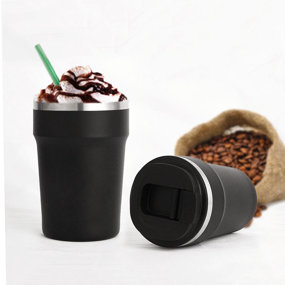 380 Ml/500 Ml Insulated Vacuum 304 Stainless Steel Tea Cup Coffee Cup