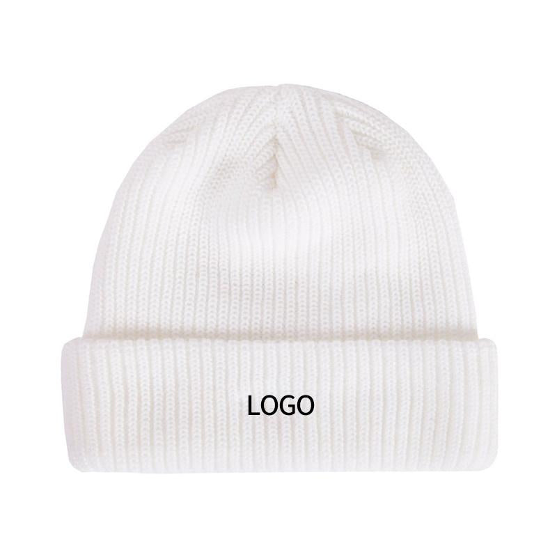 Fashion Autumn Hat Knitted Warm Scarf Men's Women's Wool Skateboard Unisex Hat Winter Knitted Hat Fleece Hat