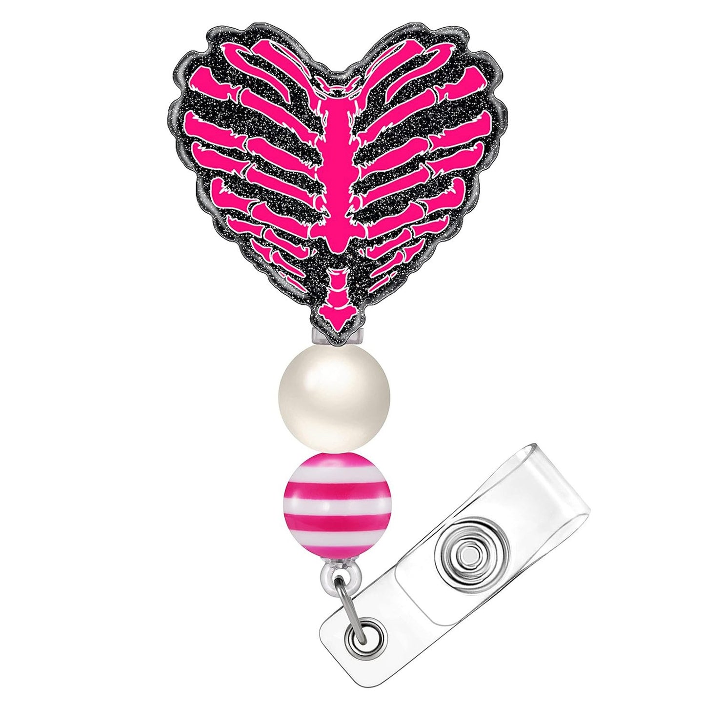 Retractable Badge Reel Clip Holder Nurse ID Card Badge Clip Holder Cute Name Badge Holder