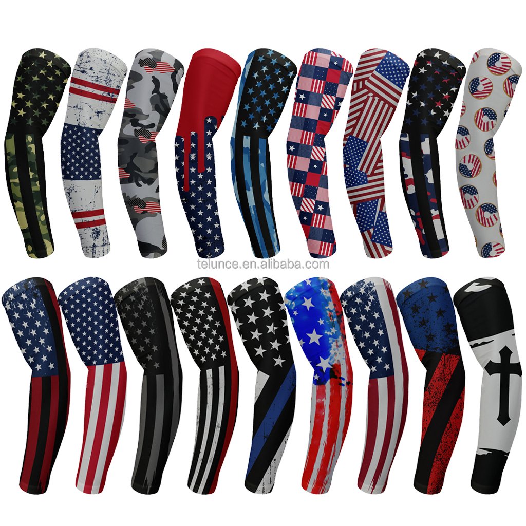 Frost Arm Sleeve Custom American Football Arm Sleeve Youth Adult Sports Baseball Sleeve Headband Suit