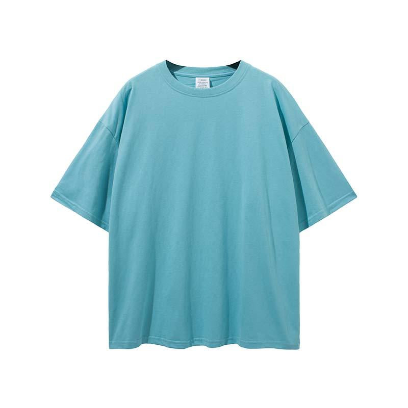 Custom Men's Oversized T-Shirt Printed Logo 100 Cotton Plus Size T-Shirt Large High T-Shirt Loose Fit Men's T-Shirt