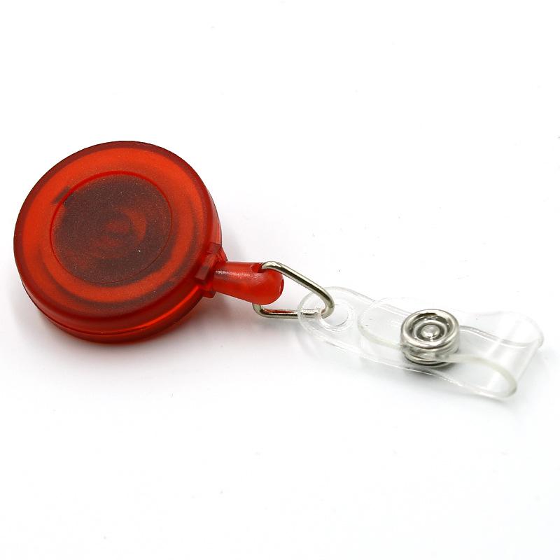 Heavy Duty Retractable Badge Holder Reel Medical Nurse Name Badge Reel Card Holder Metal Clip Retractable Name Badge Reel