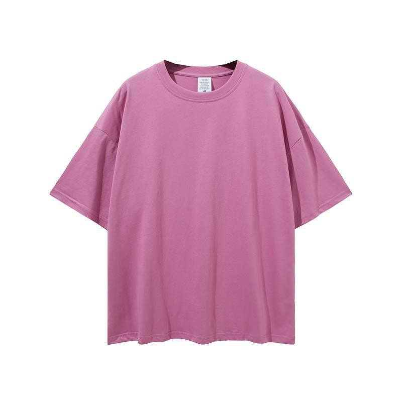 Custom Men's Oversized T-Shirt Printed Logo 100 Cotton Plus Size T-Shirt Large High T-Shirt Loose Fit Men's T-Shirt