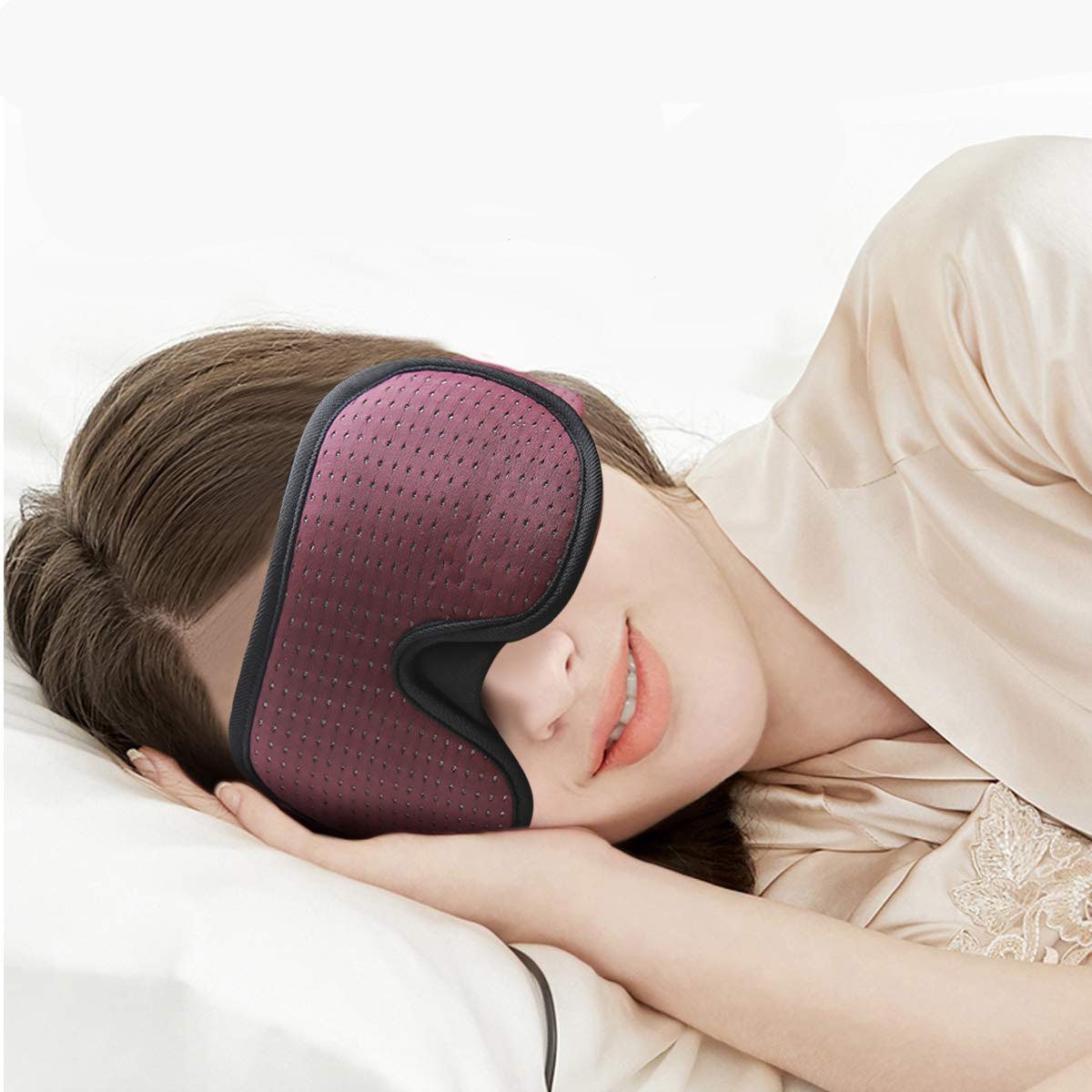 3D Contour Memory Foam Eye Mask 100% Shading 3D Sleep Eye Mask