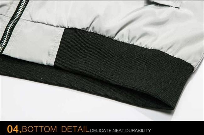 OEM Wholesale Fashion Hip Hop Casual Windproof Coat Waist And Cuffs Short Jacket With Elastic Band For Men