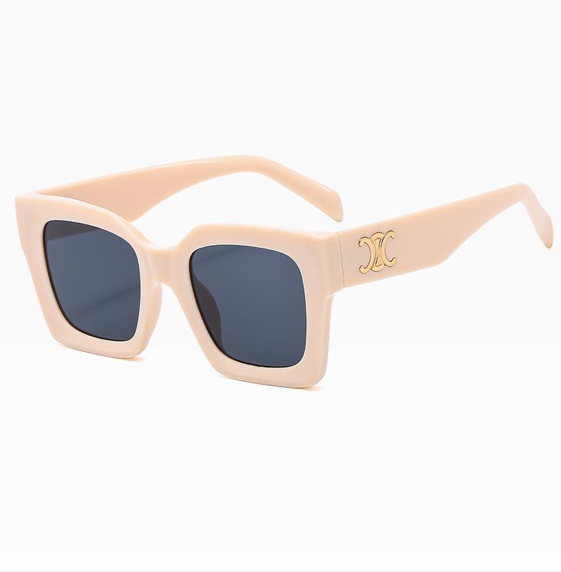 New Listing Retro Women Sunglasses Retro Style Brand Design Box Metal Decorative Sunglasses UV400