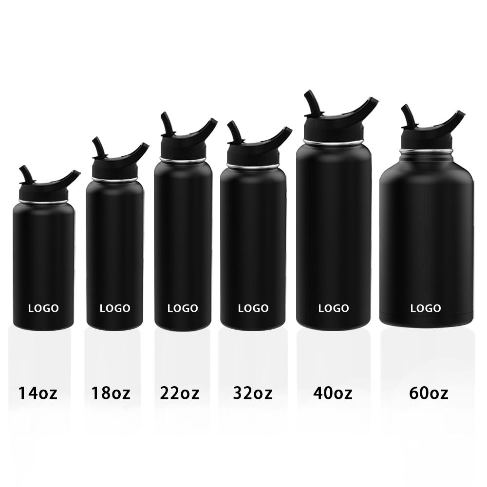 22 Oz 32 Oz 40 Oz Double Wall Thermos Thermos 18/8 Stainless Steel Insulated Water Bottle With Lid