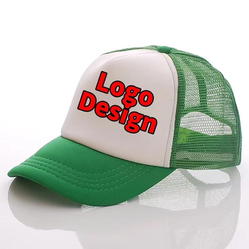Custom Trucker Hat With High Quality Embroidery Screen Printing Logo Plain Foam Cap