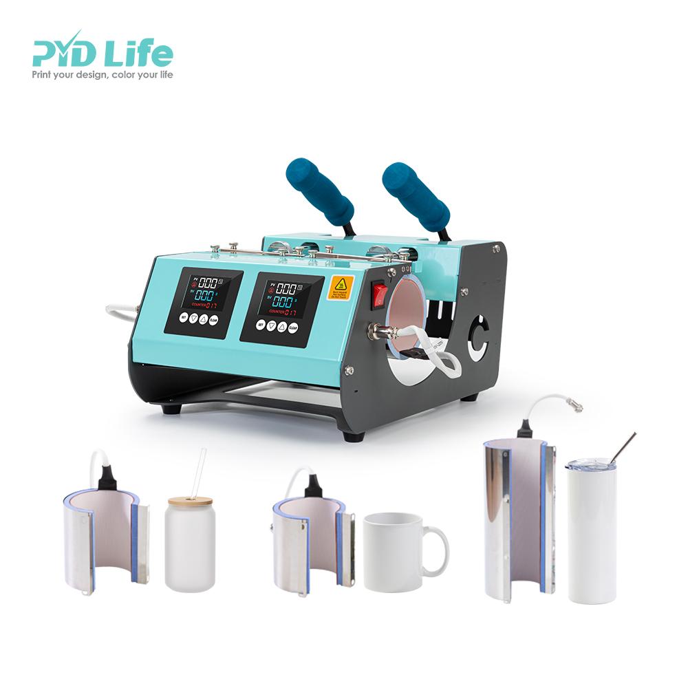PYD Life 2022 Logo Printing Custom Sublimation Enamel Mug Steel Camping White Coffee Metal Enamel Cup