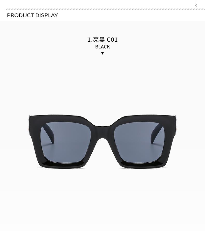 New Listing Retro Women Sunglasses Retro Style Brand Design Box Metal Decorative Sunglasses UV400