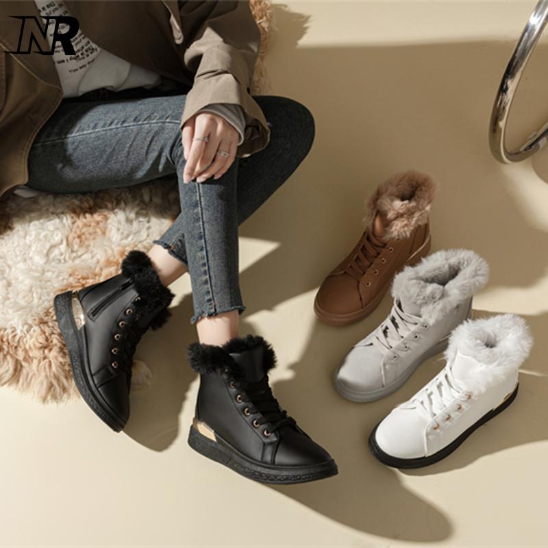 Hotsale Women's Hiking Winter Shoes Snow Ankle Boots Design Classic Lace-Up Ankle Boots Women's Winter Outdoor Shoes