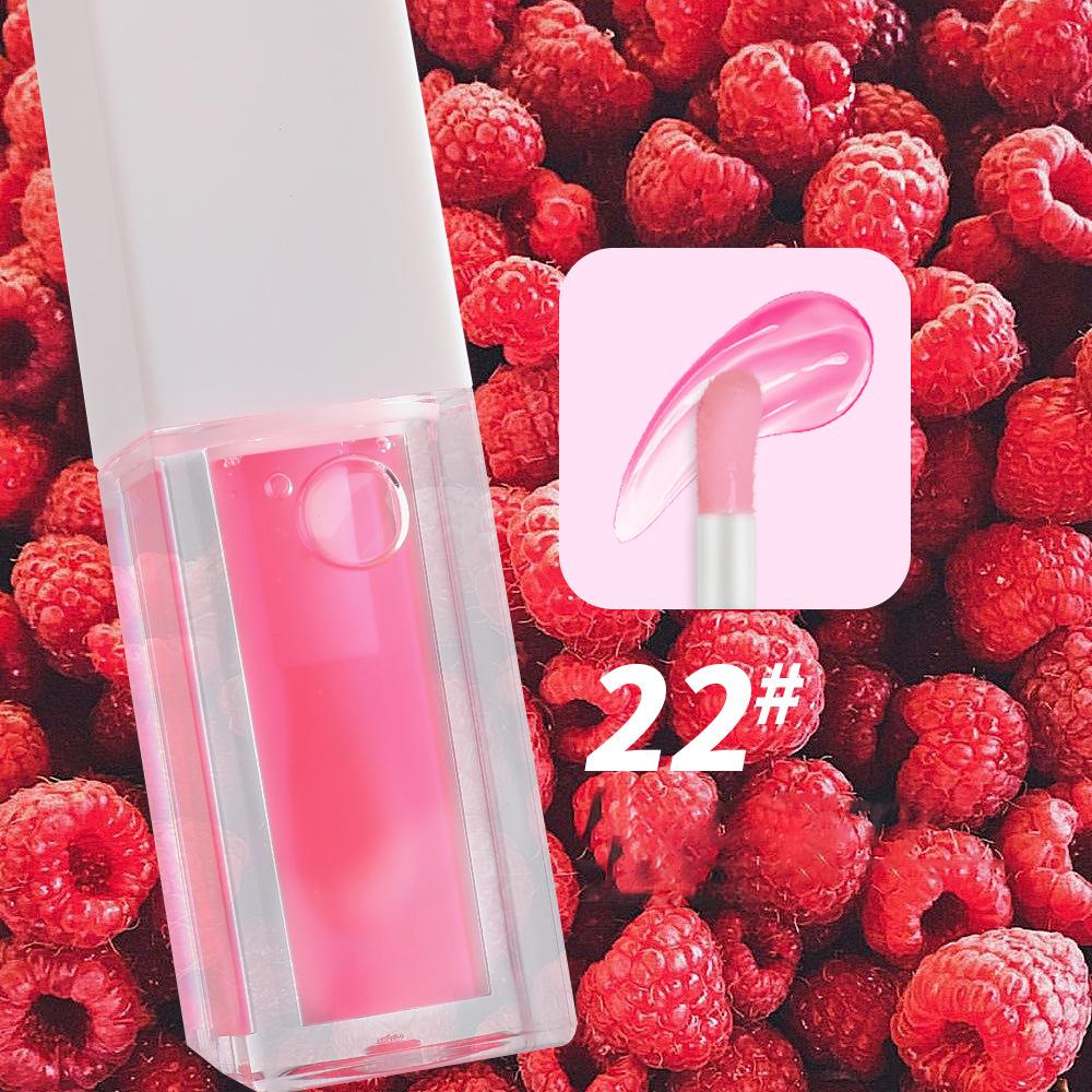 Wholesale Mini Plump Moisturizing Tone Magic Lip Oil Vegetarian Fruit Shimmer Lip Oil Private Label Liquid Clear Lip Gloss