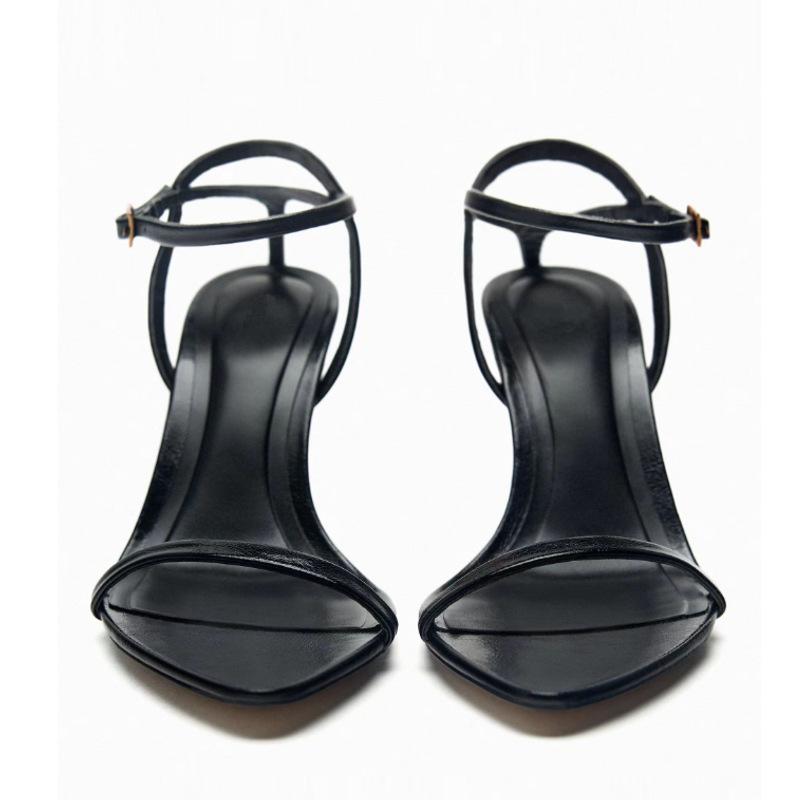 2024 Summer Fashion Women's High Heels Buckle Belt Party High Heels