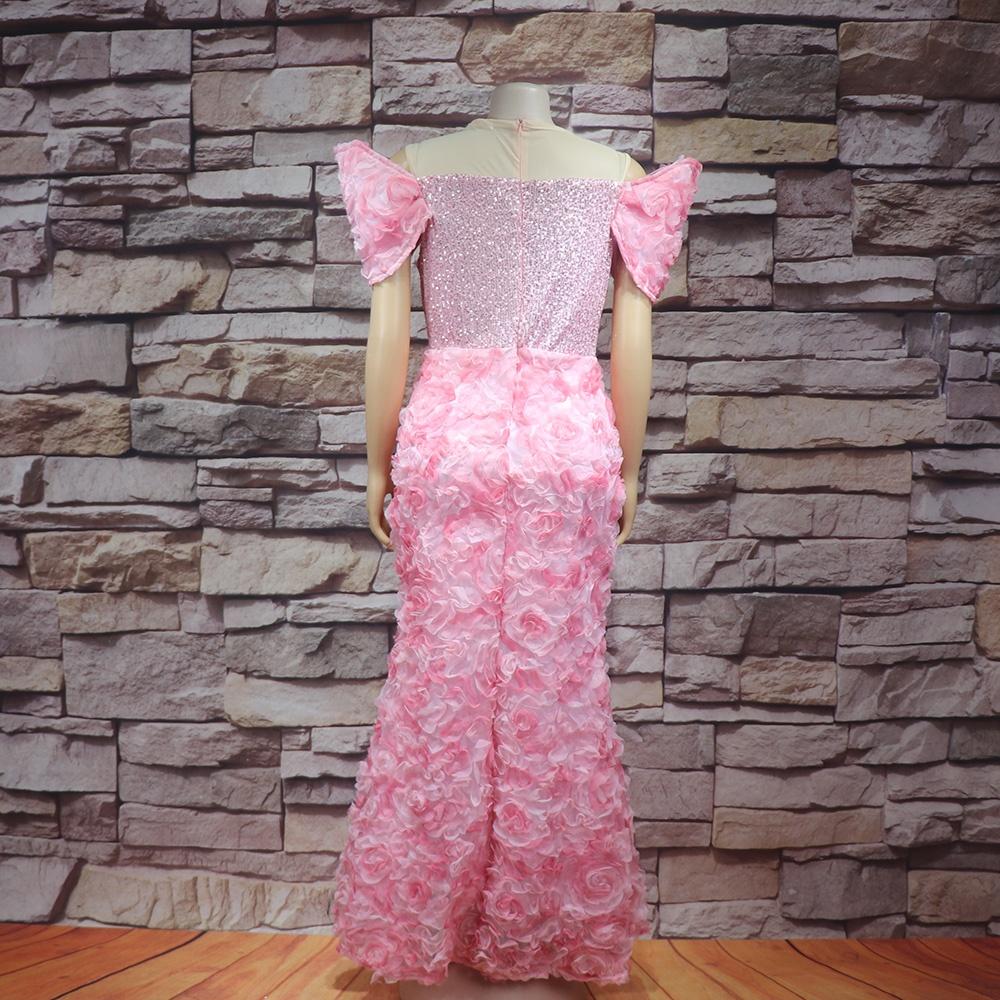 New Rhinestone Sequins African Costume Church Women Women's Dress Embroidery African Design Dress Mesh Women's Dress Women's Dress