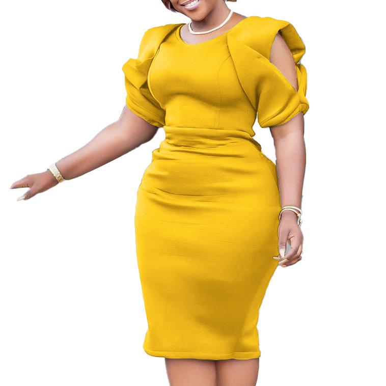 Women's Summer New Plus Size Women's Suit Hip Ol Tongler Dress