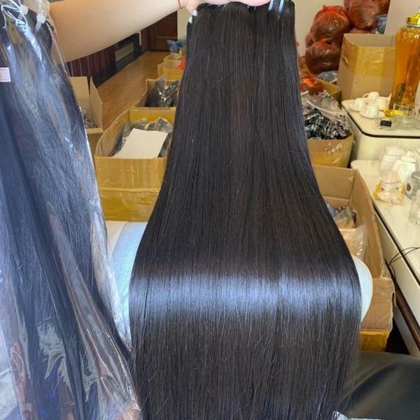 Vietnam Hair Factory Wholesale Weft Bone Straight Large Stock Top Quality Original Hair 100% Remy Hair