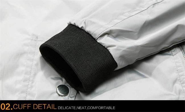 OEM Wholesale Fashion Hip Hop Casual Windproof Coat Waist And Cuffs Short Jacket With Elastic Band For Men