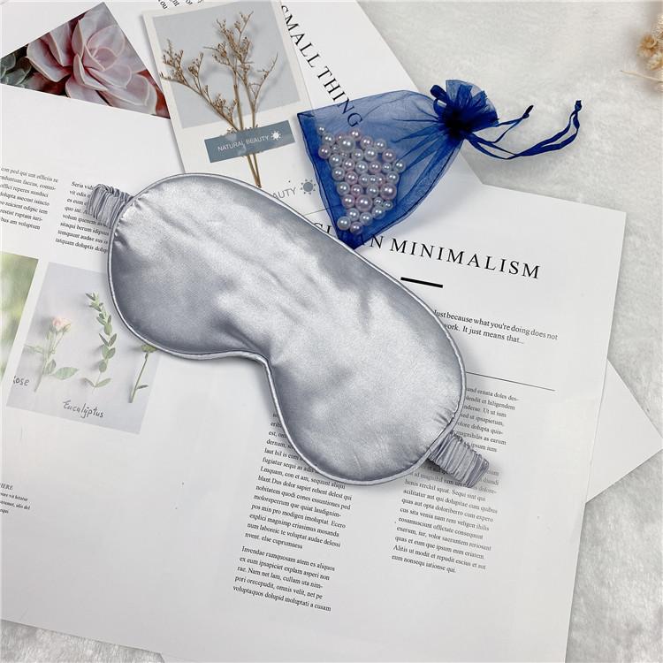 BELLEWORLD Wholesale Hot Sale Design Custom Logo Eye Mask Accessories Multi-pin Colorful Silk Satin Night Sleep Eye Mask