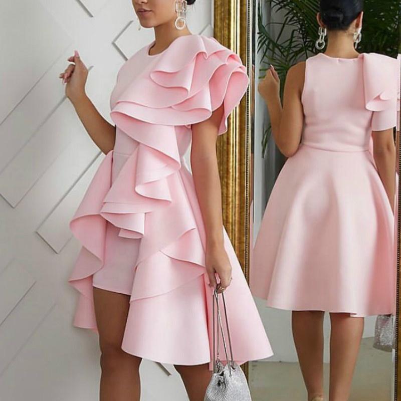 Women 2025 Ruffled Evening Gown Evening Gown Women Evening Gown Elegant Prom Gown