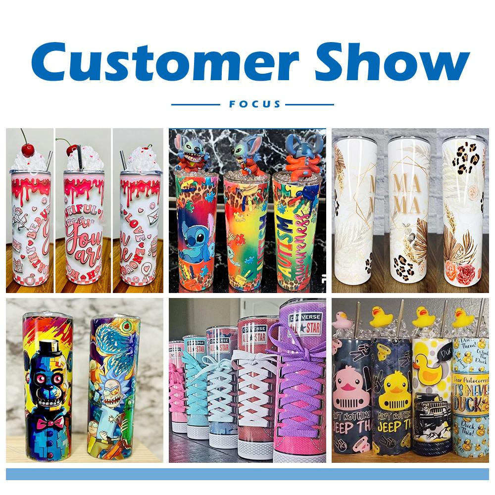 American Warehouse Car Cup Mug Stock Tumbler Sublimation Blank Stainless Steel Straight Insulated 20 Oz Tumbler With Lid And Straw