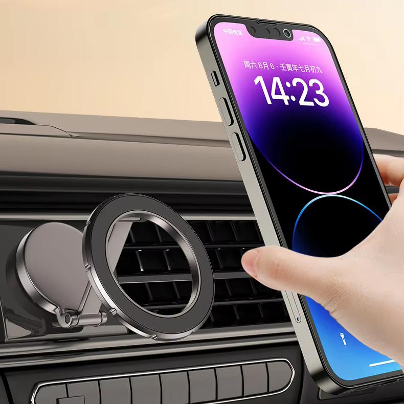 810 ° Rotating Folding Magnetic Car Phone Holder Dashboard Magnetic Belt Navigation Holder Car Holder Customized Logo