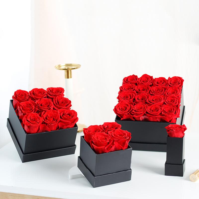 Wholesale Valentine's Day Christmas Gifts Eternal Flowers Permanent Natural Preservation Flowers Eternal Fresh Box Rose