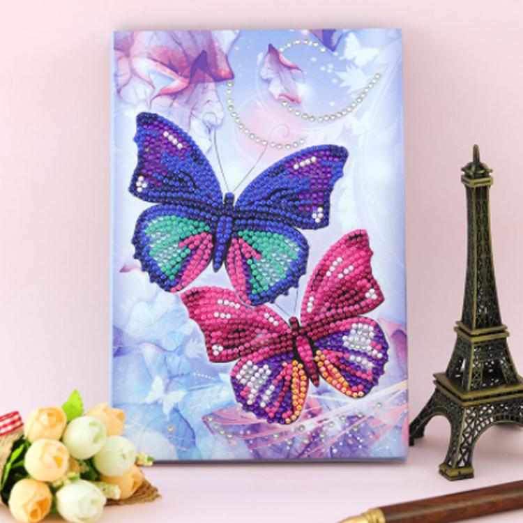 Hotsale 50 Pages DIY Special Shaped Diamond Painting Notebook Flower Rose Diamond Embroidery Cross Stitch Journal
