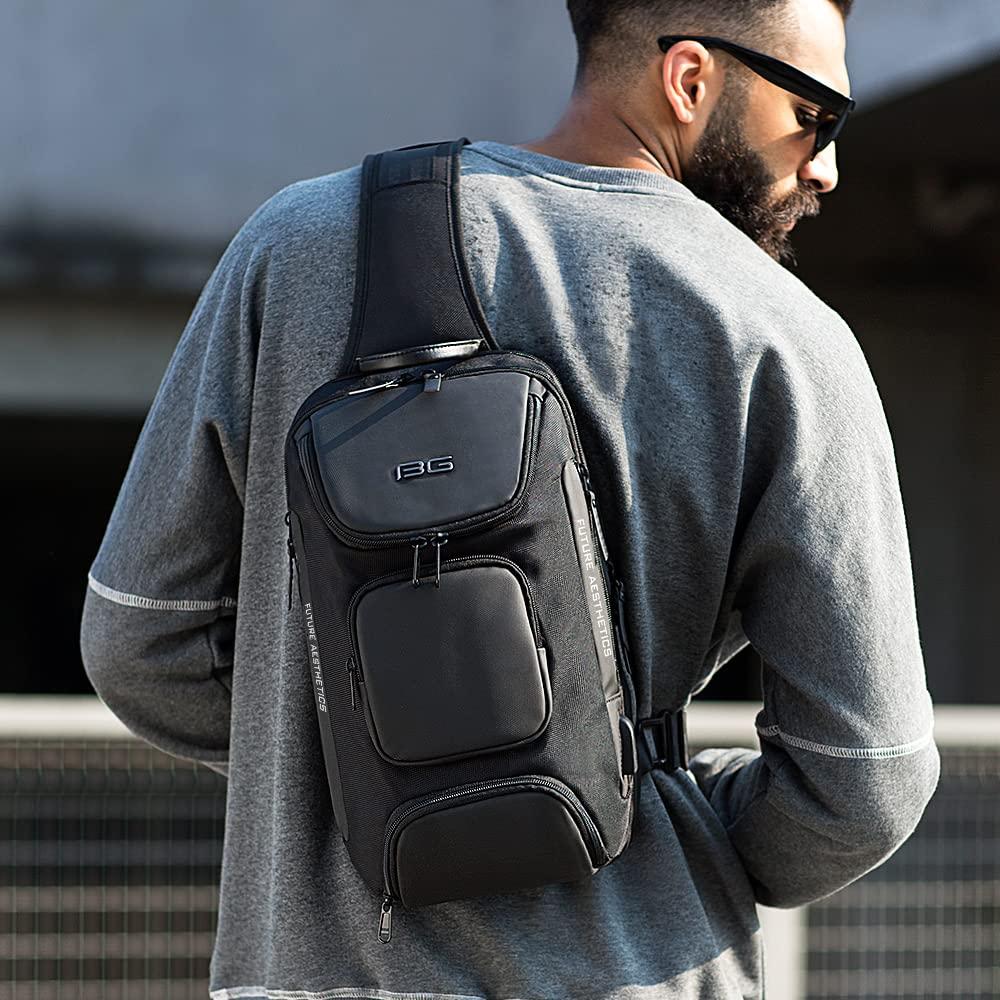 2023 Custom New Wholesale Men's Bag Custom Shoulder Men's Bag, Casual Men's Chest Bag, Tablet Computer Bag,
