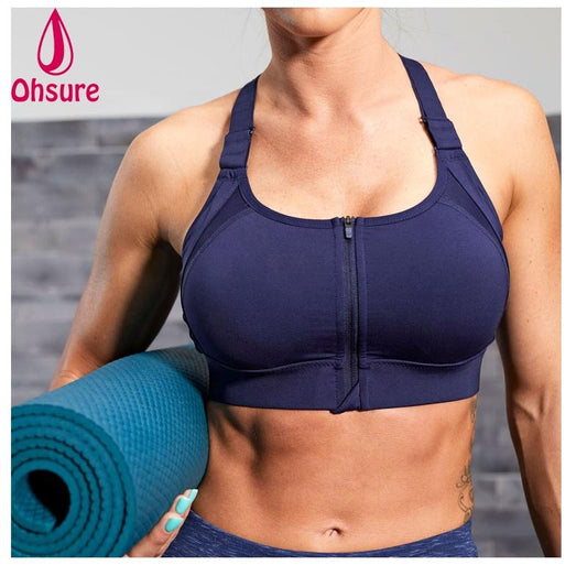 Custom High Quality Yoga Sports Bra High Support Adjustable Fitness Women Running Sports Bra Sports Clothes Fitness Yoga Clothes XS-XXL