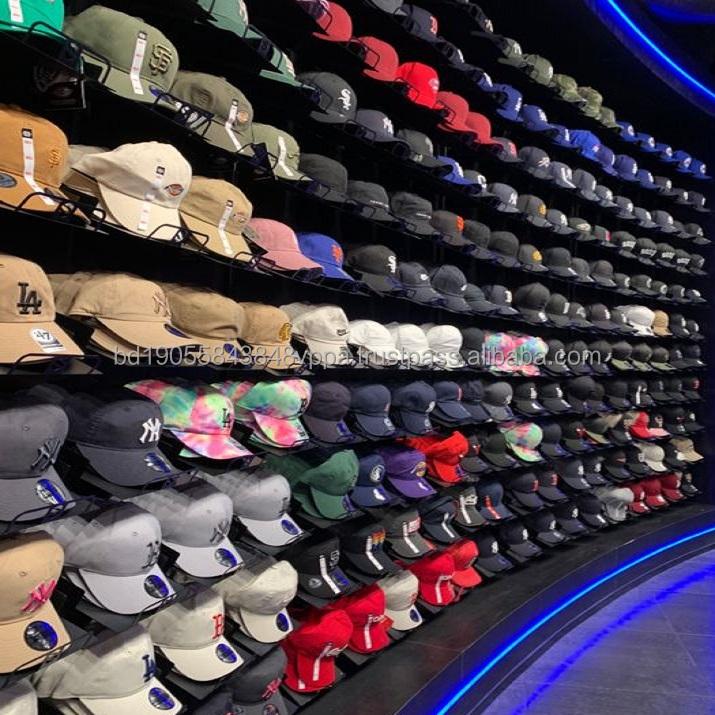 High Quality 6 Panel Custom Baseball Cap 3D Embroidered Side Sticker Flat Eaves American Assembly Team Stock Hat Low MOQ