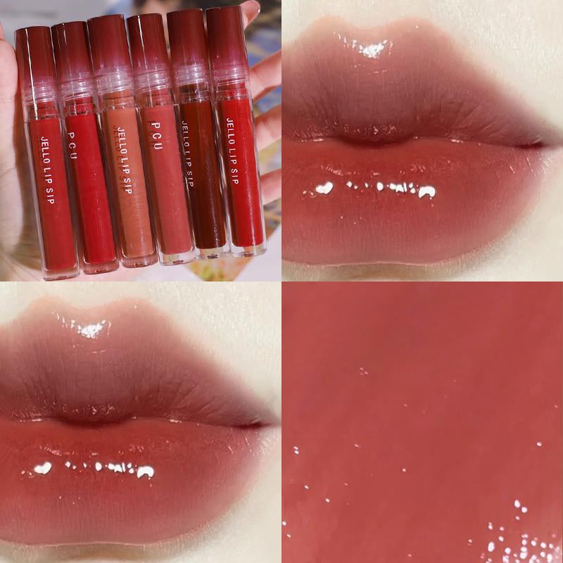 Wholesale Plump Jelly Lip Gloss Moisturizing Non-fading Water Gloss Mirror Lip Glaze Gloss Lip Gloss