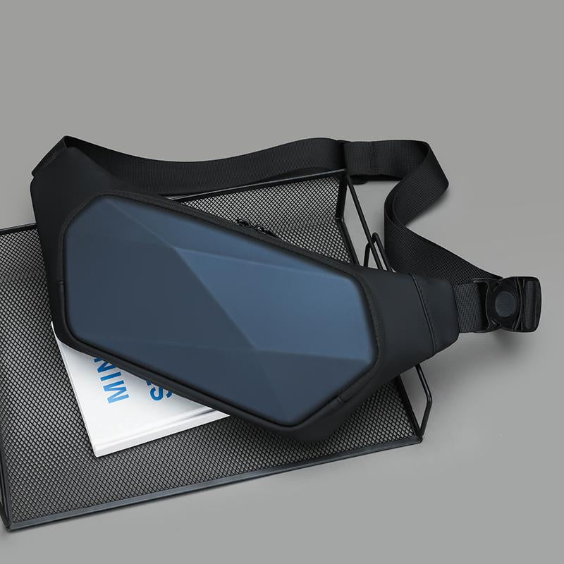 Waterproof Wholesale Men's Chest Bag Anti-theft Sling Bag Travel Nylon Messenger Bag Men's Hard Shell