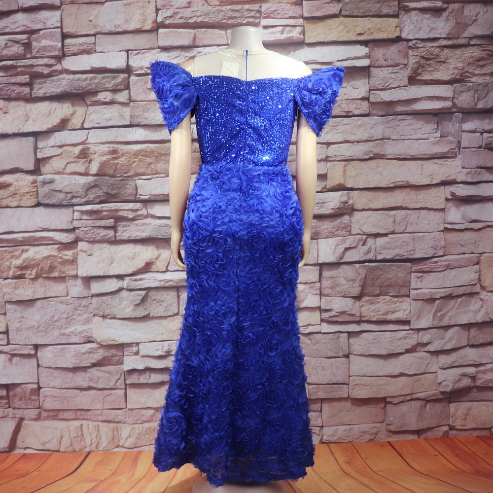 New Rhinestone Sequins African Costume Church Women Women's Dress Embroidery African Design Dress Mesh Women's Dress Women's Dress