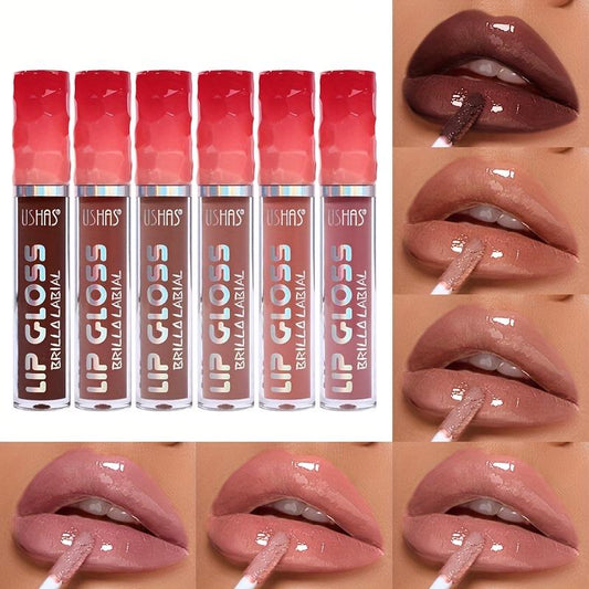 Meisha Hot Lip Gloss Matte Finish No Fading Moisturizing Lip Glaze No Stick Liquid Lipstick Private Label