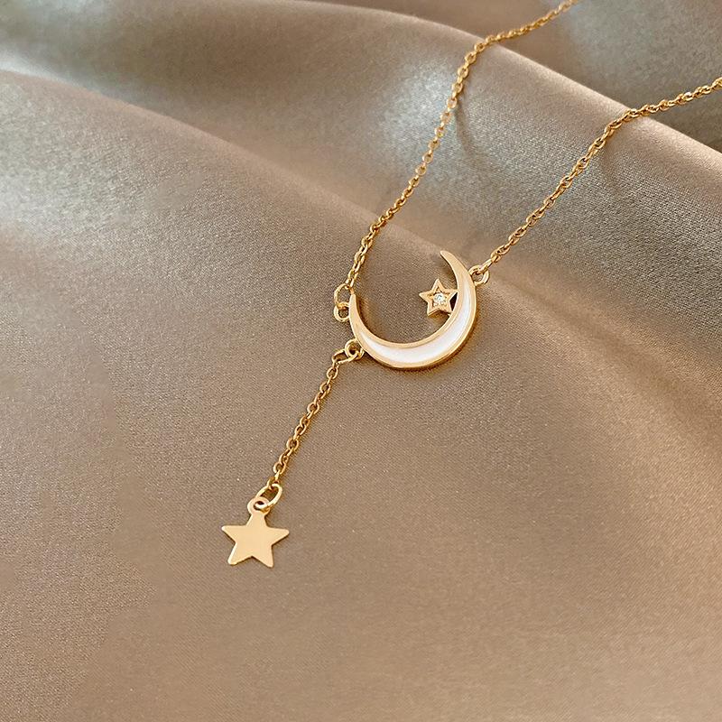 Cadena Para Mujer 18k Gold Plated Butterfly Heart Shaped Clover Custom Women's Necklace Stainless Steel Jewelry Necklace