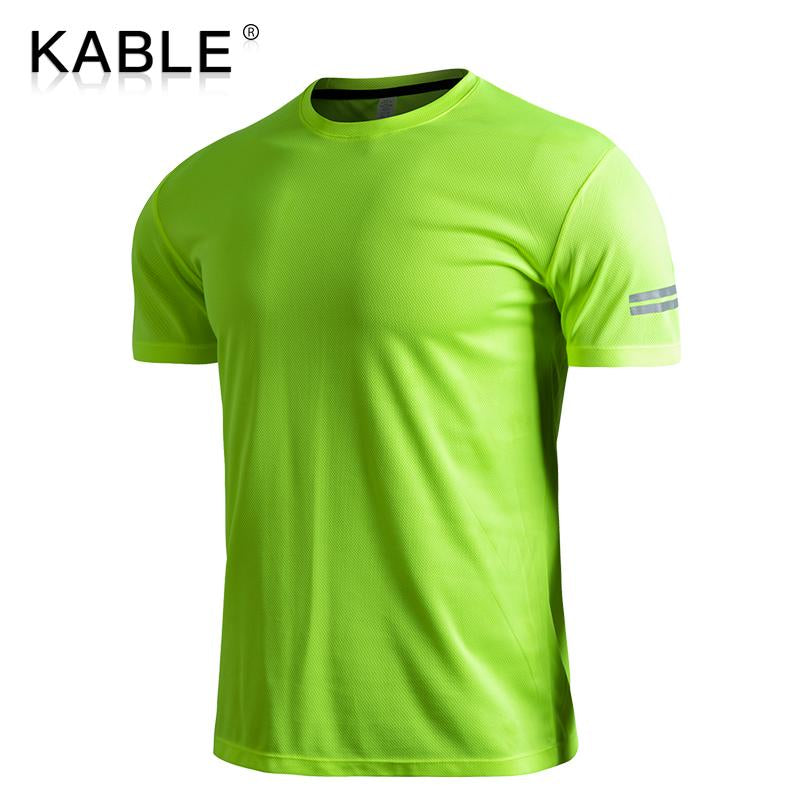 Custom Sports T-shirt Gym Men Running Fitness C Print Summer Casual Wear