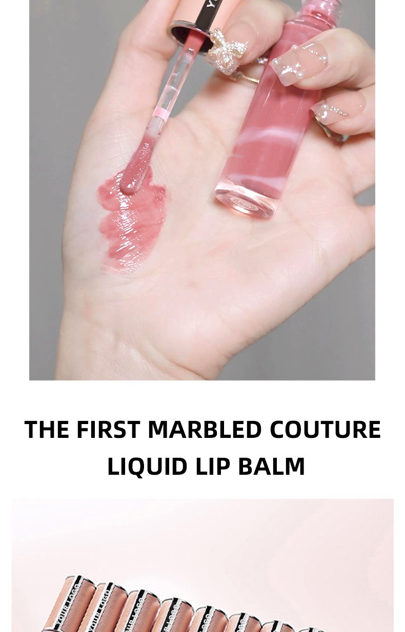 Perfecto Rose Liquid Cream Lip Gloss Waterproof Matte Lip Balm With Customizable Logo Fashion Design Mineral Lip Gloss Label