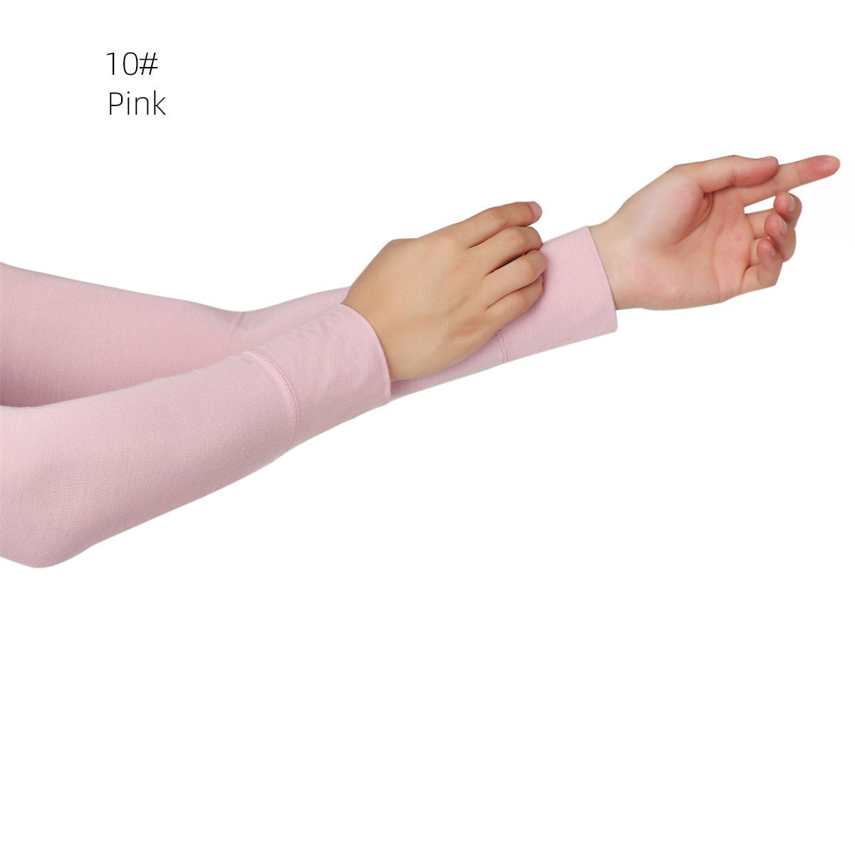 2024 Newest Wholesale Modal Cotton Anti-Glare Sleeve Women Outdoor Sports Elastic Elastic Cool Long Arm Sleeve